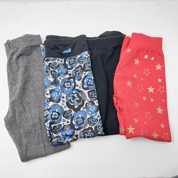⭐️5/$20 (4) Piece Leggings Bundle - Great/Good Condition - Size 4/5 - Picture 1 of 7